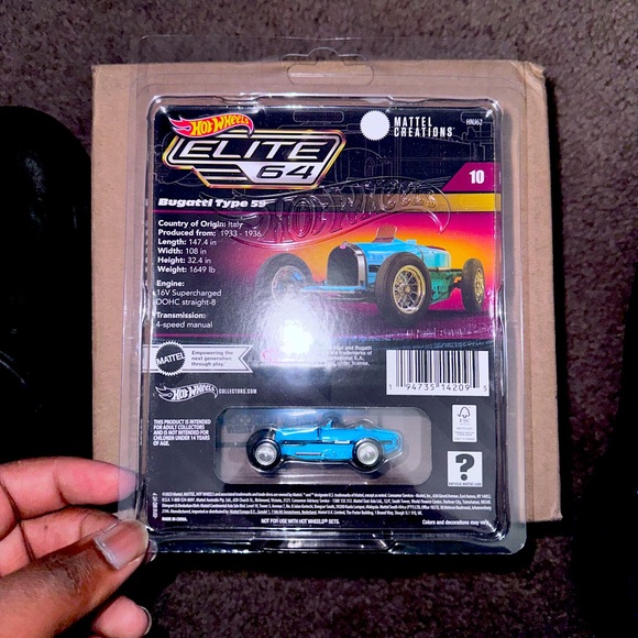 Hot Wheels Elite 64 Bugatti Type 59 - Picture 2 of 2